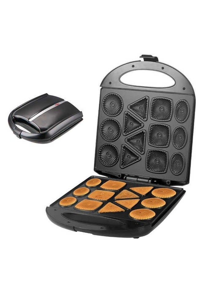 Cookie Maker Machine 1400W with 13 Hole Non-Stick Surface Stable Temperature Control High-Performance Electric Cookie Press, Perfectly Baked Cookies Biscuit Home Baking Parties Special Occasions  - Image 3