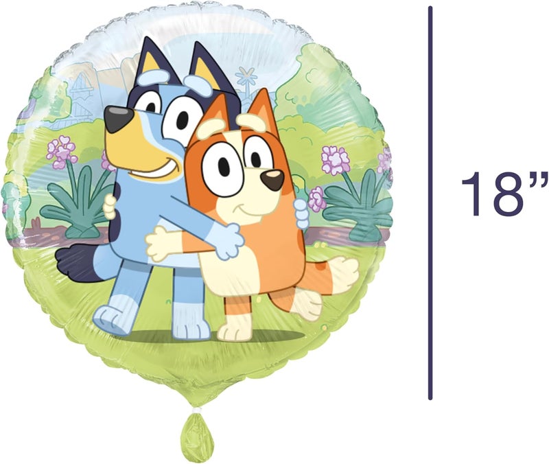 Unique Bluey Birthday Party Supplies  Decorations  Large 28 Foil Bluey Balloon  18 Round Foil Balloon  Sticker - Image 5