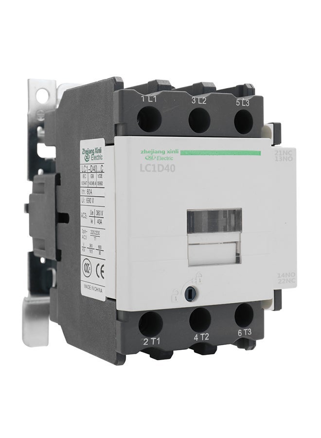 NIBEMINENT AC Modular Coil Contactor Black/White 5.1 x 4.5 3inch  - Image 1