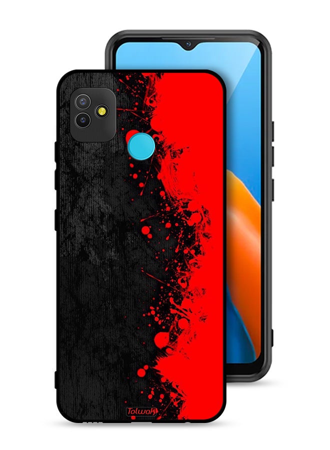 Tolwak Tecno Pop 5 Protective Case Cover Paint Abstract Pattern - Image 1
