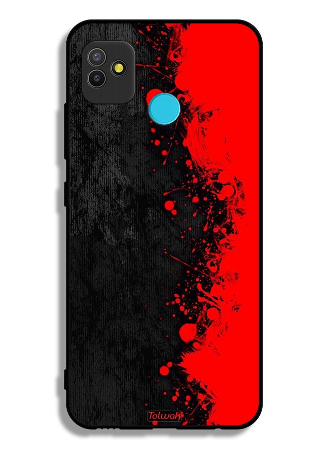 Tolwak Tecno Pop 5 Protective Case Cover Paint Abstract Pattern - Image 2