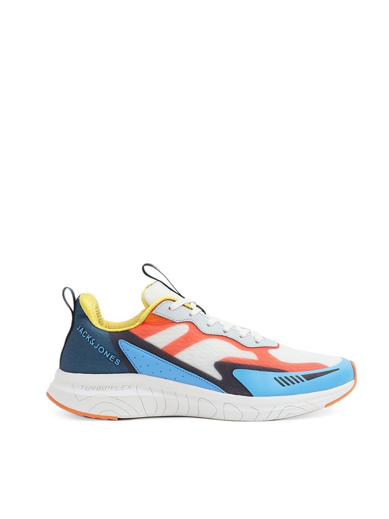 JACK & JONES JACK&JONES White Colourblocked Sneakers - Image 3