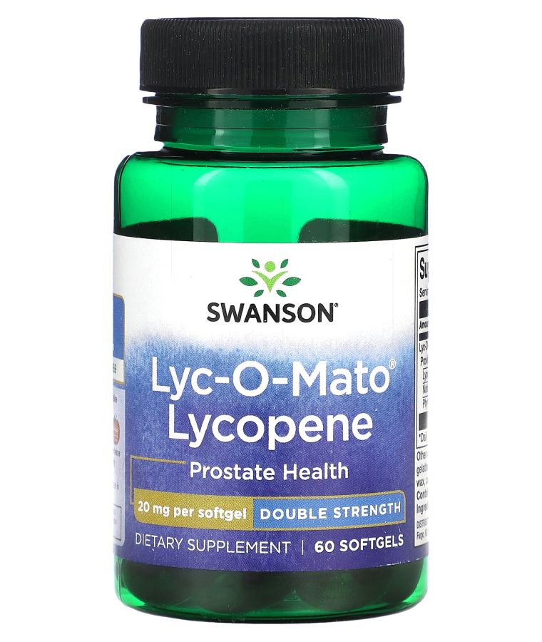 SWANSON Lyc-O-Mato Lycopene 20 mg 60 Softgels