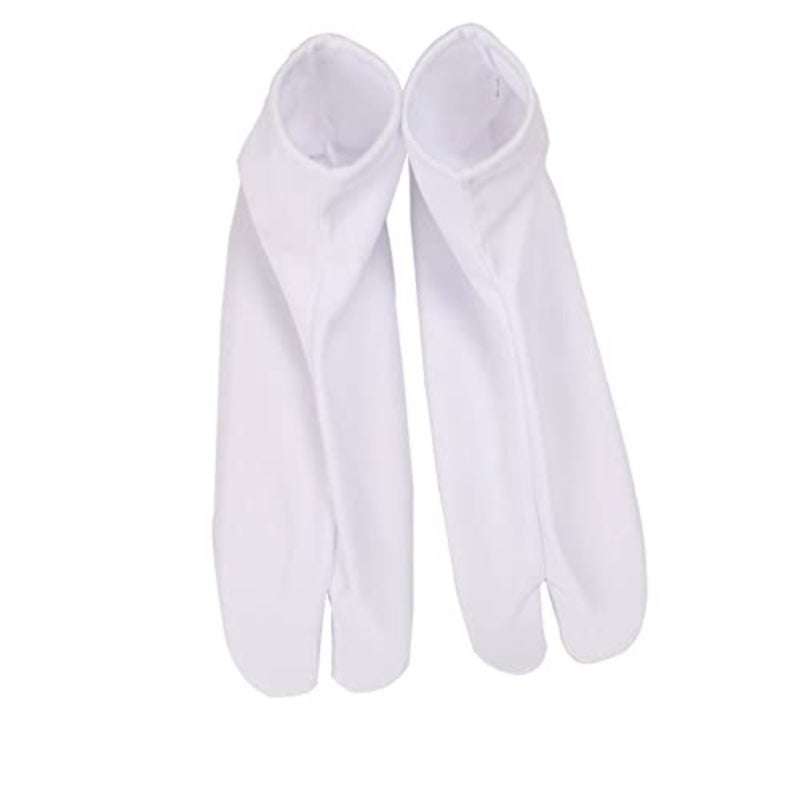 Japanese Tabi Socks Two Toe Non Slip Socks Kimono Anime Cosplay White - Image 3