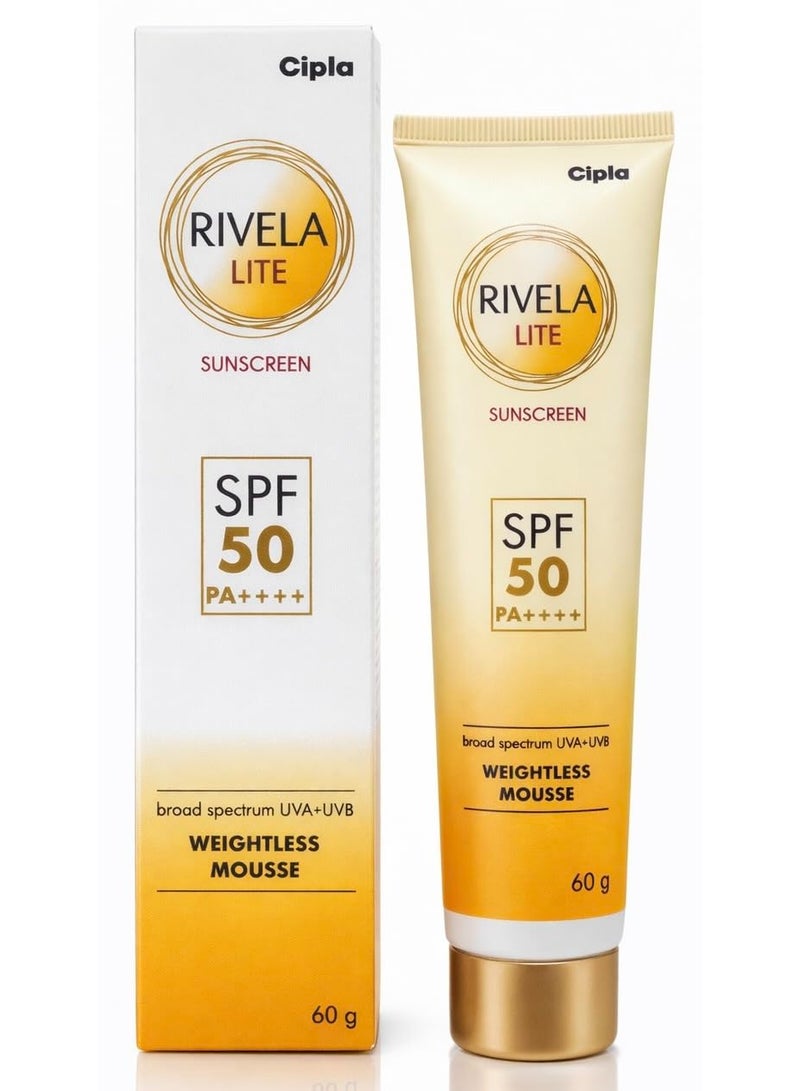 سيبلا واقي الشمس سيبلا ريفيلا لايت بعامل حماية 50 PA++++ | حماية واسعة النطاق من الأشعة فوق البنفسجية UVA/UVB | موس خفيف الوزن | مقاوم للماء | 60 غرام - Image 1