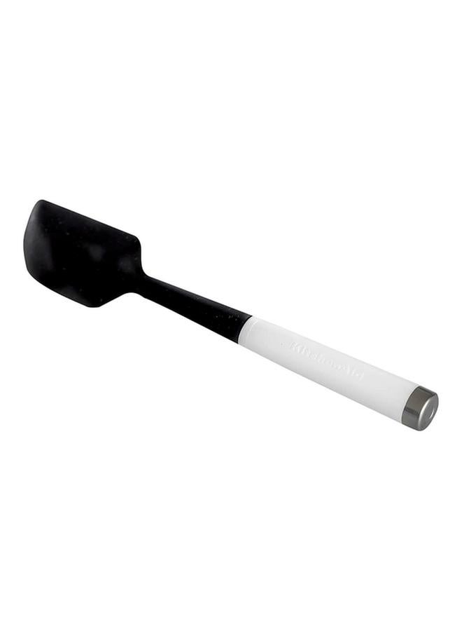 KitchenAid Dishwasher Safe Ergonomic Handle Classic Scraper Spatula Black and White KCG031OHWHE - Image 3