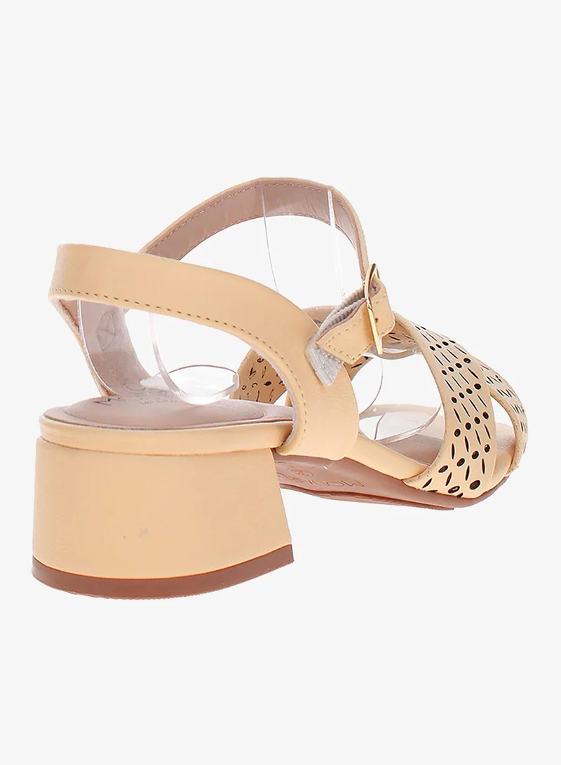 Modare Yellow Modare Women’s Flat Sandals with Back Strap – Secure Fit and Lightweight Daily Wear for Women | Best Price UAE