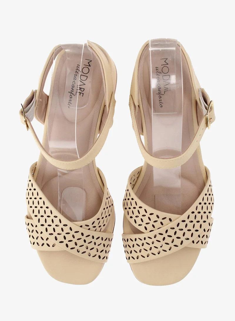 Modare Yellow Modare Women’s Flat Sandals with Back Strap – Secure Fit and Lightweight Daily Wear for Women | Best Price UAE