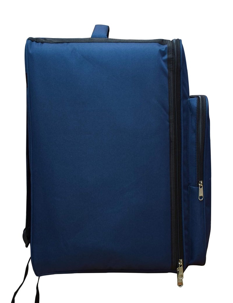 Baritone حقيبة كاجون مائية مصنوعة من قماش مبطن ثقيل مع مقبض حمل وحزام دعم خلفي قابل للتعديل | حقيبة كاجون متعددة الاستخدامات بحجم عالمي (أزرق، 21X18X12 بوصة) - Image 2