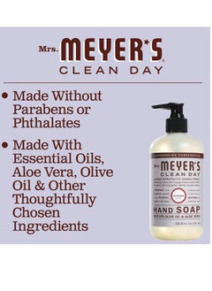 Mrs. Meyer's Clean Day MRS. MEYER'S CLEAN DAY Hand Soap, Made with Essential Oils, Biodegradable Formula, Lavender, 12.5 fl. oz - Pack of 3  - Image 4