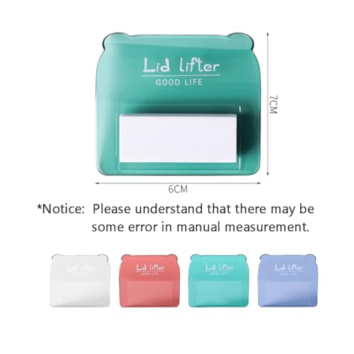 Gozaqe Toilet Seat Lifter,Pack of 6,Toilet Cover Lifter,Toilet Cover Support Lifter,Avoid Direct Contact with the Toilet Lid,Suitable for Home, Office and Hotel Bathroom (Multicolor) (6) - Image 2