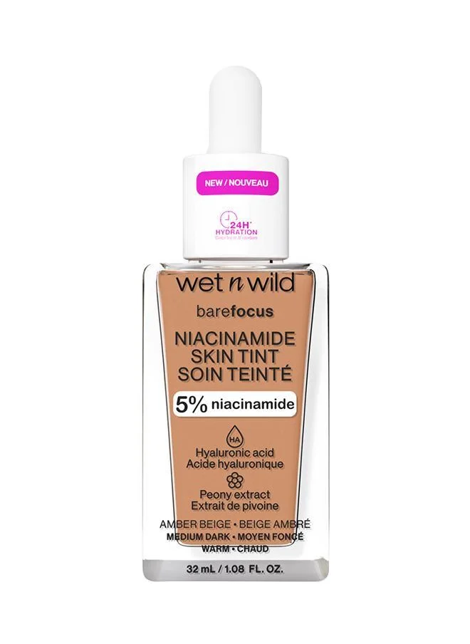 ويت اند وايلد Wet n wild Bare Focus Niacinamide Skin Tint Amber Beige