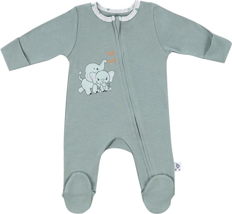 Gezenbebe Hero Long Sleeve Baby Rompers Elephant  - Image 1