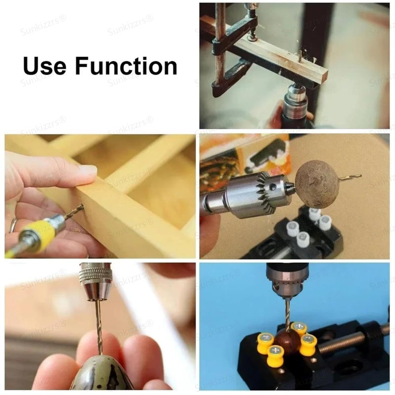 Sunkizzrs ® 50Pcs HSS Drill Bit Set (1/1.5/2/2.5/3mm) Wood Drill Bit Titanium Coated Twist Drill Set Standard Metal High Speed Steel Twist Drill Bits Straigth Shank (Gold) - Image 5