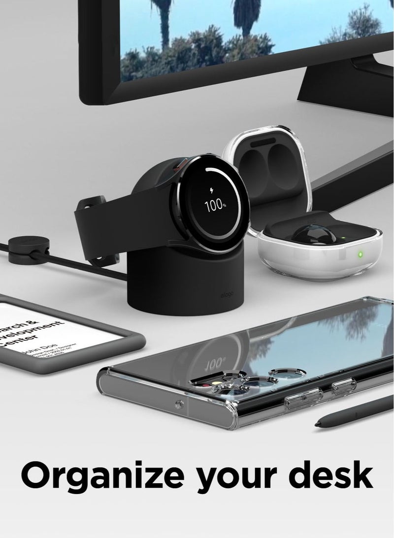 Elago GW2 Charger Stand for Galaxy Watch 5 44mm / 40mm and 5 Pro 45mm - Black - Image 3
