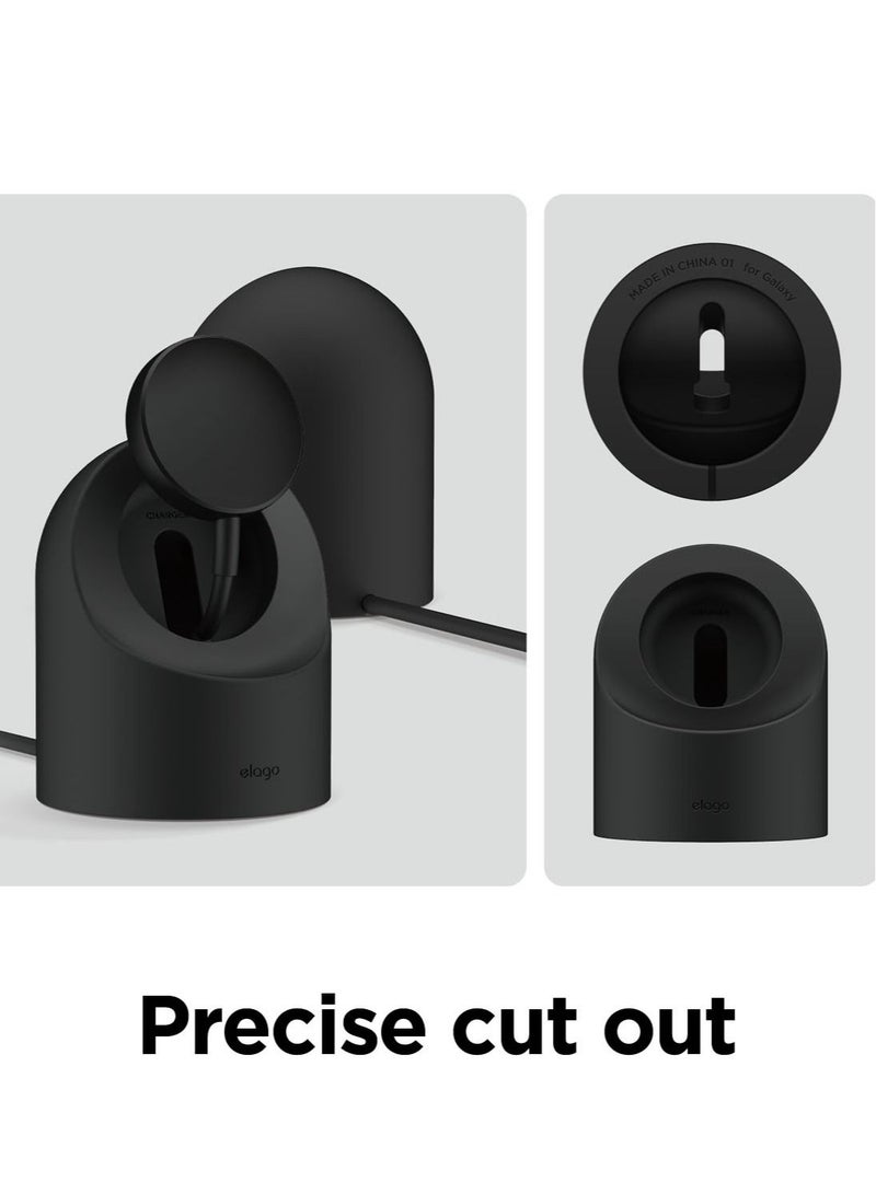 Elago GW2 Charger Stand for Galaxy Watch 5 44mm / 40mm and 5 Pro 45mm - Black - Image 4