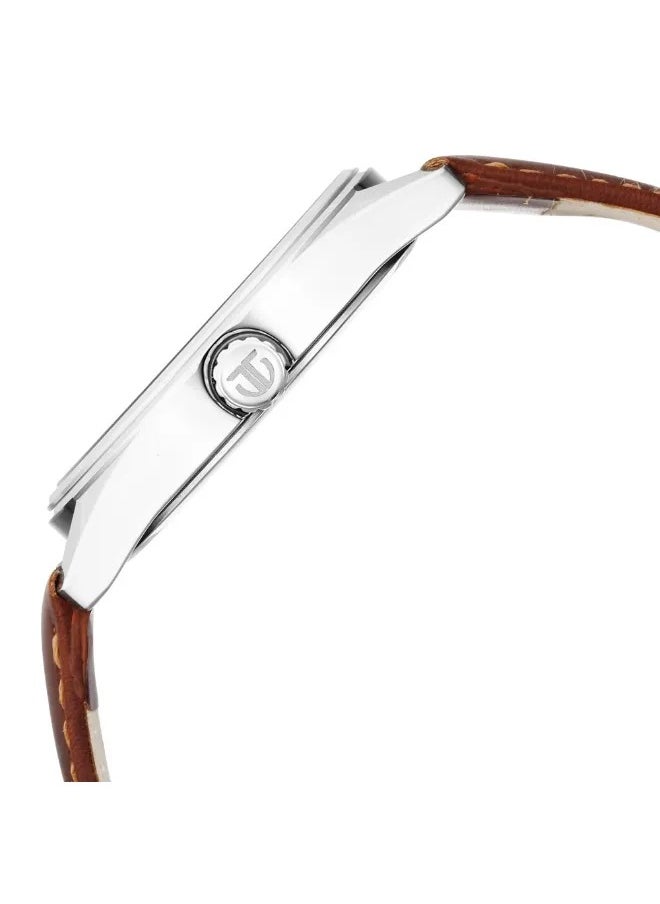 TITAN Men's Analog Round Shape Leather Wrist Watch - 1866SL01 - 47 Mm  - Image 4