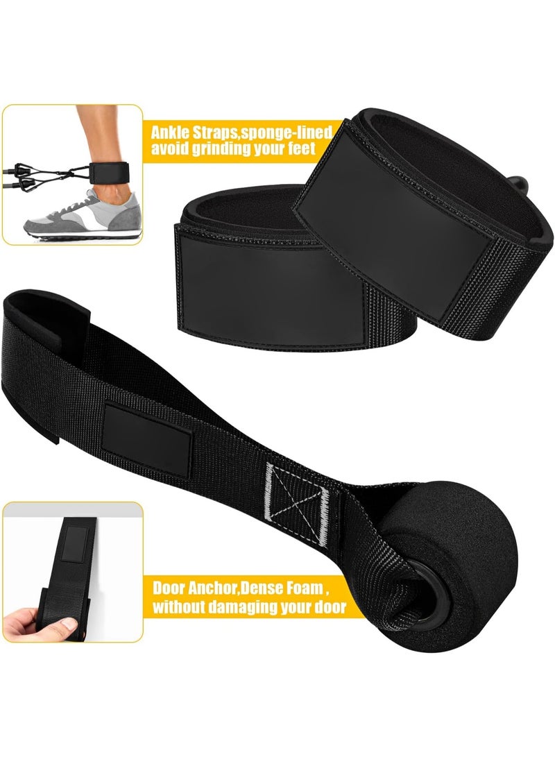 Oasisgalore 300 LBS Resistance Bands Set for Men with Handles，Exercise Fitness Bands with Carry Bag for Muscle Training, Home Gym Equipment - Image 5