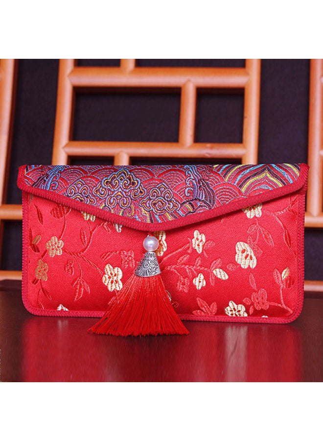 WELCOME Wedding Ten Thousand Yuan Changed Red Envelope Brocade Fabric Red Envelope Big Red Envelope Creative New Year's Benefit Is A Wedding Red Envelope - Image 1