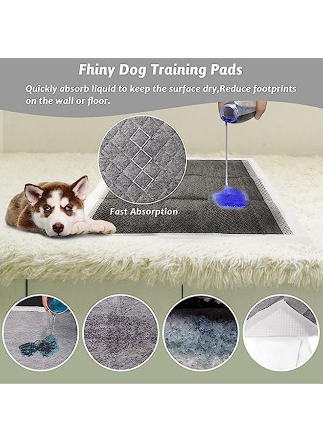 Generic - Upgrade Odor Control Extra Large Charcoal Pee Pads For Dogs 5 Layers Ultra Absorbent Dog Pee Pads Leak-Proof Puppy Training Pads Quick Dry Charcoal Puppy Pads 33*45 100pcs - Image 1