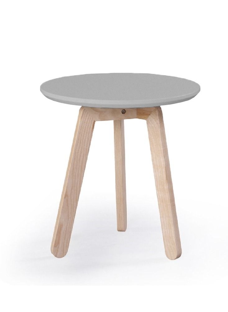 Neo Front Round Coffee Table Powder Coated Center Table for Office and Home Center Table Solid Wood legs  - Image 1