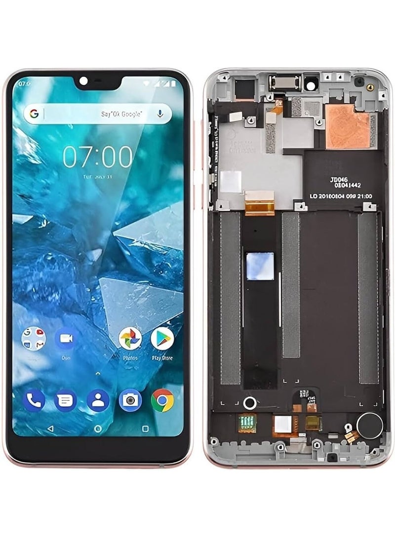 شاشة كاملة بالفريم لهاتف نوكيا 7.1 (Nokia 7.1)