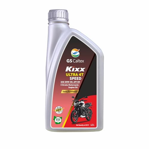 GS Caltex Kixx Ultra 4T Speed 20W50 Bike Engine Oil API SN (1.2L) - Image 1