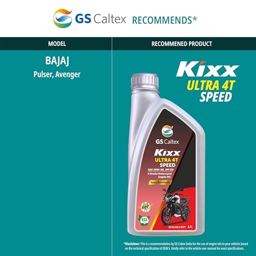 GS Caltex Kixx Ultra 4T Speed 20W50 Bike Engine Oil API SN (1.2L) - Image 2