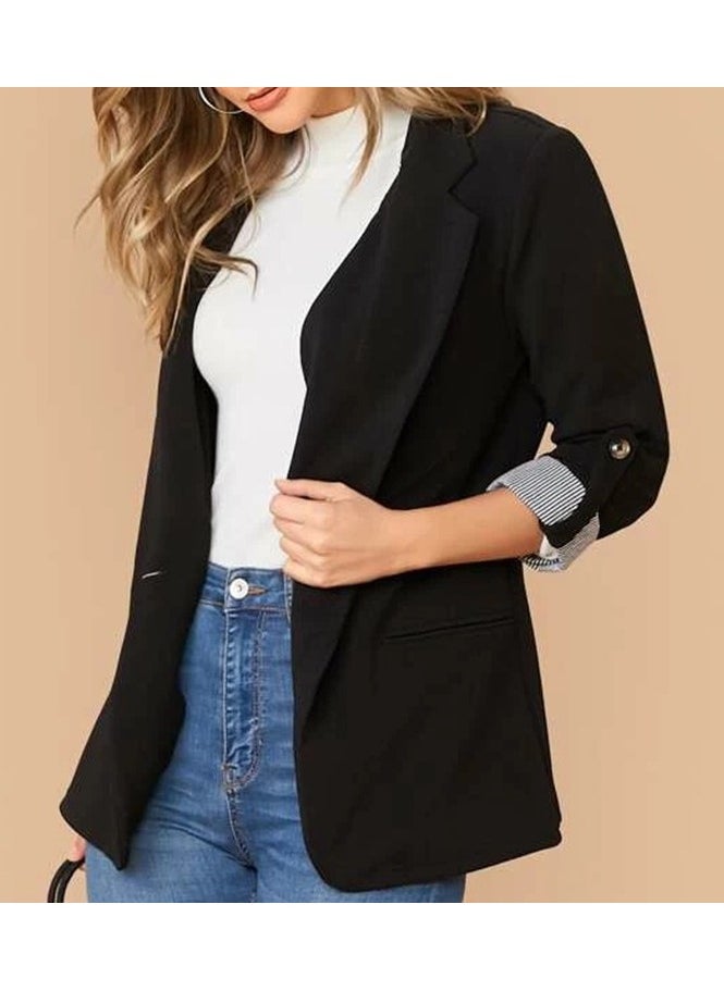 Shougu Fashionable Slim Fit Temperament Suit Jacket  - Image 4