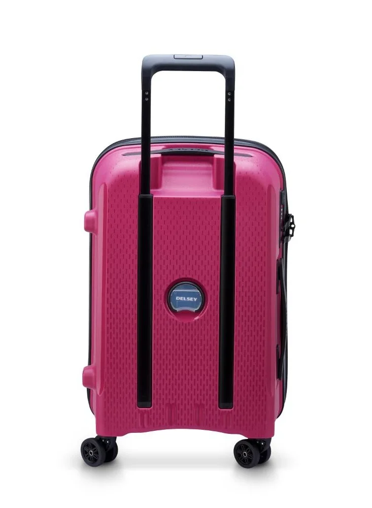 ديلسي _باريس Belmont Plus Non Expandable 55cm Cabin Luggage 4 Double Wheel Trolley Raspberry