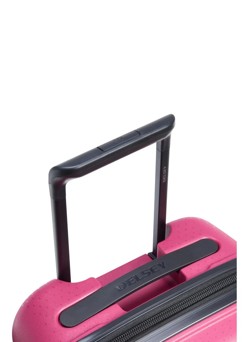 ديلسي _باريس Belmont Plus Non Expandable 55cm Cabin Luggage 4 Double Wheel Trolley Raspberry