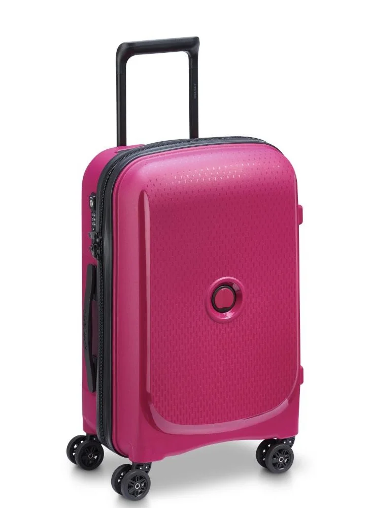 ديلسي _باريس Belmont Plus Non Expandable 55cm Cabin Luggage 4 Double Wheel Trolley Raspberry