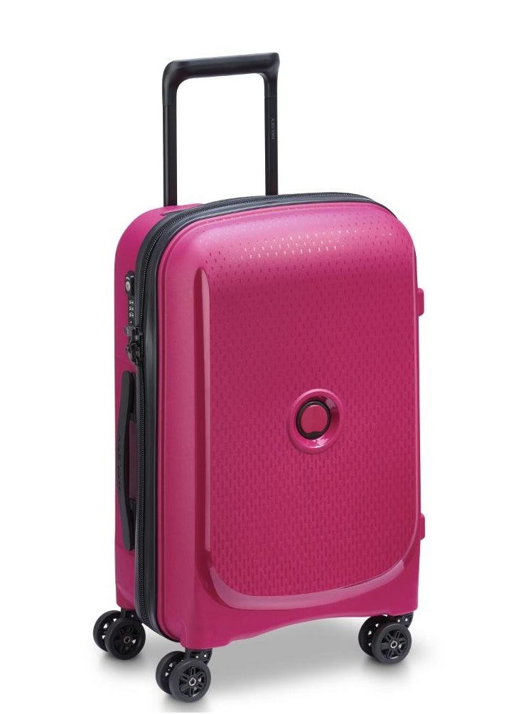 ديلسي _باريس Belmont Plus Non Expandable 55cm Cabin Luggage 4 Double Wheel Trolley Raspberry  - Image 2