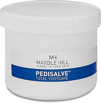 Marble Hill PediSalve Foot Cream Fast Relief Very Dry Feet Hard Skin Cracked Heels Diabetic Foot Care Eczema Shea butter Vit E Developed by Medical Doctor Marble Hill 400g - Image 1