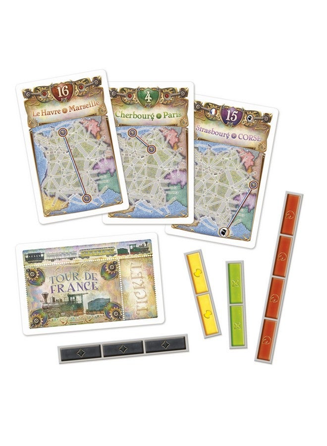 Days of Wonder Ticket to Ride France + Old West Board Game EXPANSION - Train Route Strategy Game, Fun Family Game for Kids & Adults, Ages 8+, 2-6 Players, 30-60 Minute Playtime, Made by Days of Wonder - Image 3