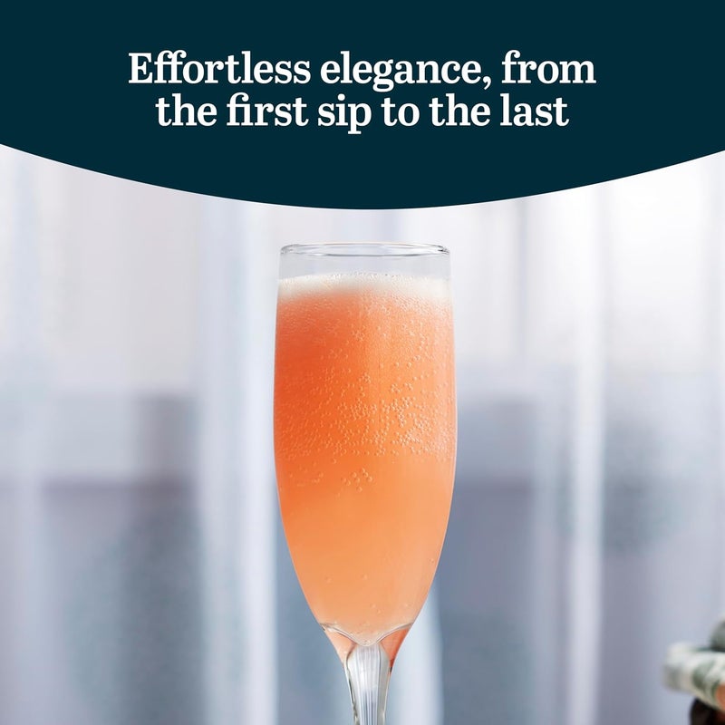 Libbey Catawba Champagne Flute Glasses Set of 12 - 6 oz Clear Glass for Sparkling Wine and Mimosas - Image 4