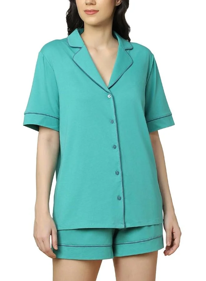 ترايامف Triumph 100% Oraganic Cotton Psk Boyfriend Short Set Turquoise