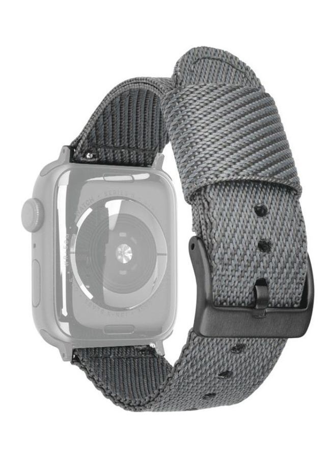NIBEMINENT Replacement Watchband For Apple Watch Series 7 45mm/6 & SE 5 4 44mm/3 2 1 42mm Grey - Image 1