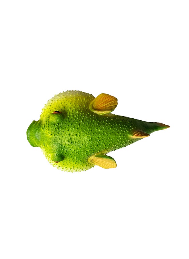 Galaxy Toys Pufferfish - Realistic Inflatable Fish Toy with Smooth Texture and Color Gradient