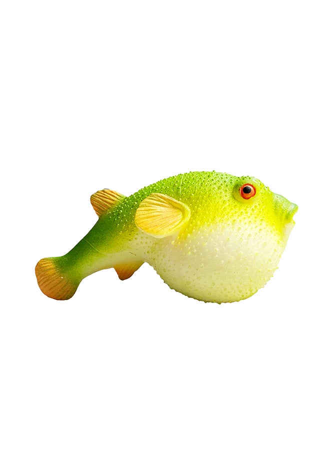Galaxy Toys Pufferfish - Realistic Inflatable Fish Toy with Smooth Texture and Color Gradient
