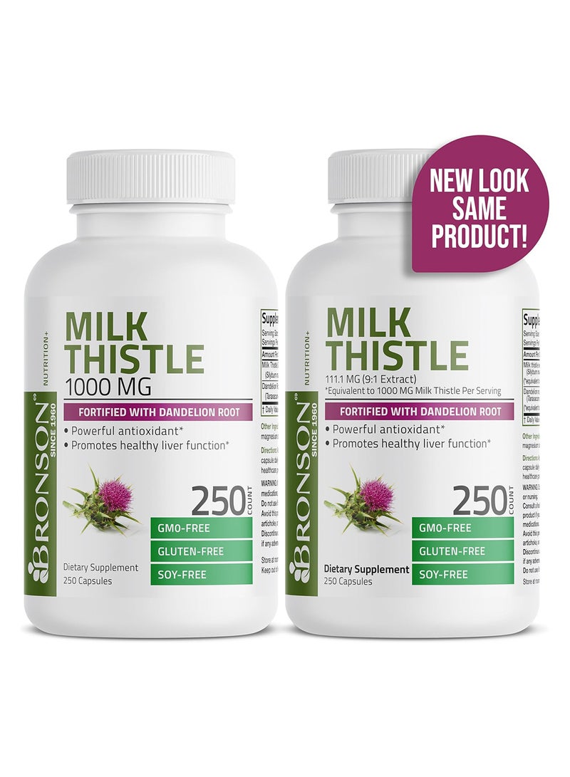 برونسون شوك الحليب 1000 ملجم 250 كبسولة - Image 3