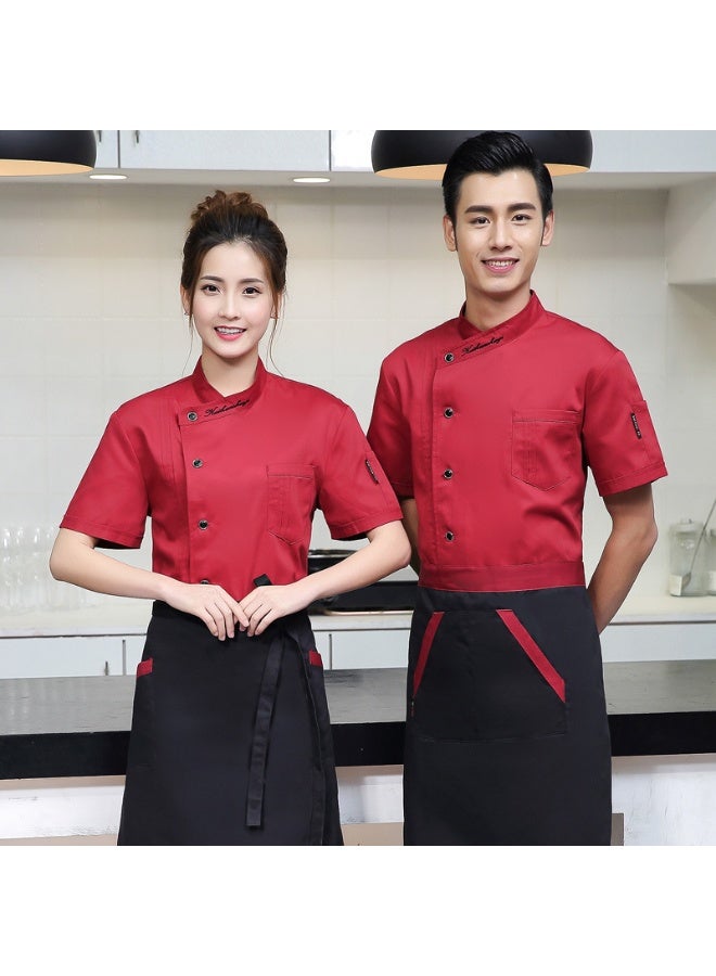 NIBEMINENT Hotel Chef Uniform Clothing Restaurant Rear Kitchen Work Clothes Long Sleeve Cake Shop Pastry Baker Clothing - Image 1