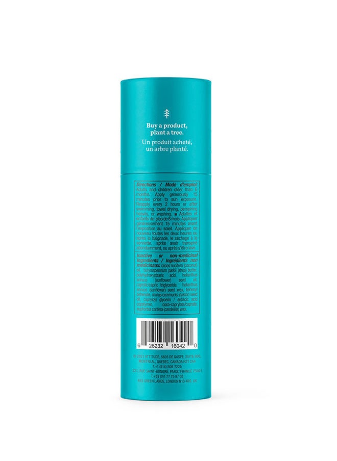Attitude - Baby And Kids Face Stick - SPF 30 - Fragrance Free - Image 1