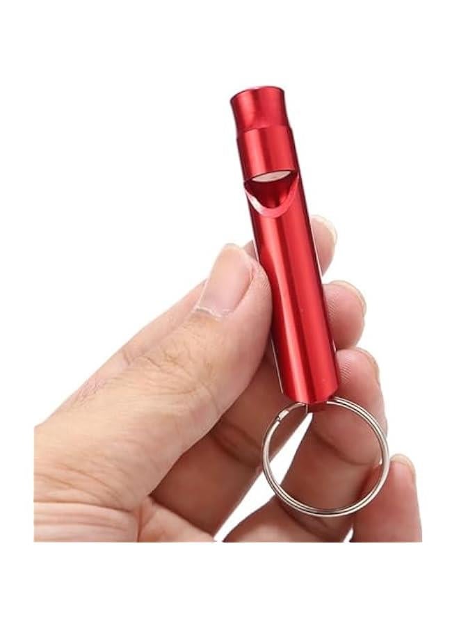 Generic Aluminum Whistle - Aluminium Alloy Survival Whistle | Survival Whistle | Safety Whistle Survival | Survival Whistles with Key Chain | Whistle with Keychain Loud Sound | Keychain Outdoor Camp - Image 2