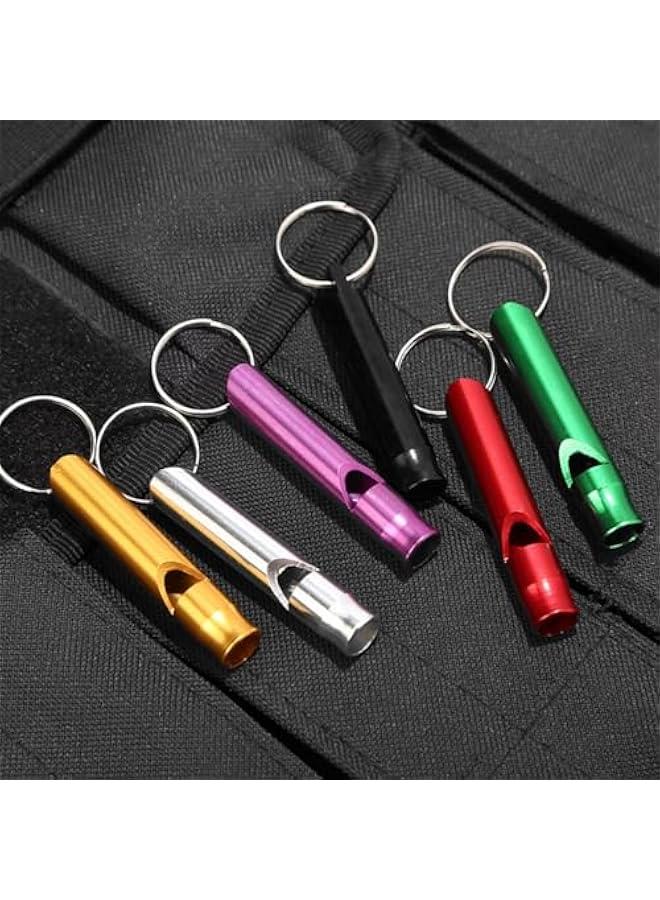 Generic Aluminum Whistle - Aluminium Alloy Survival Whistle | Survival Whistle | Safety Whistle Survival | Survival Whistles with Key Chain | Whistle with Keychain Loud Sound | Keychain Outdoor Camp - Image 5