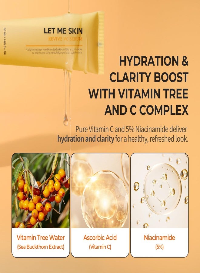 ليت مي سكين LET ME SKIN Revive VC Serum مستحضرات تجميل نباتية 50 مل 1.69 أونصة سائلة. - Image 5