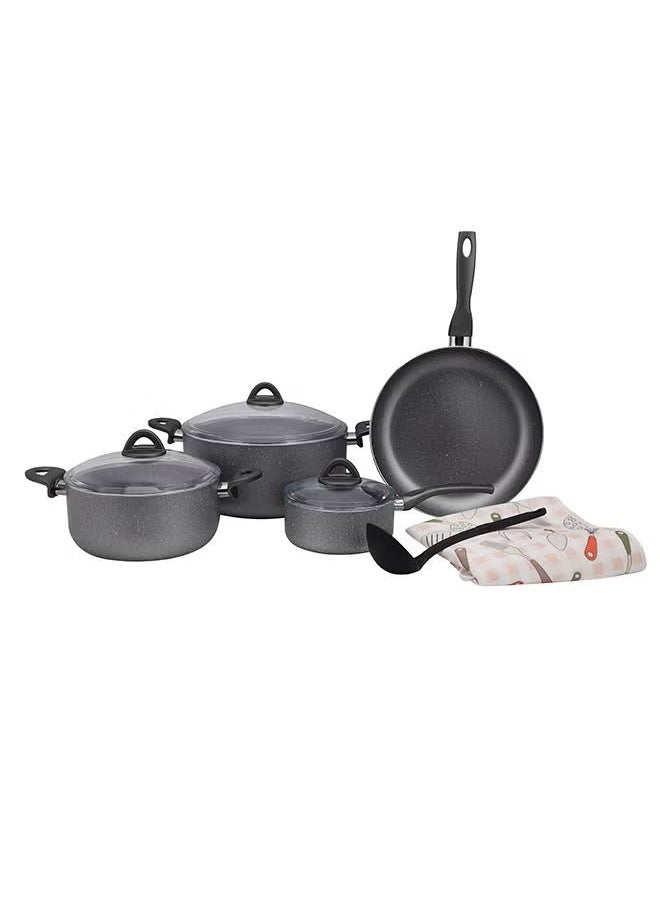 DELCASA DelCasa 9pcs Smart Cookware Set Granite Coated DC2160  - Image 1