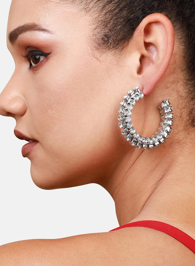 SOHI Western Artificial Hoop Earring Jewellery - Image 4