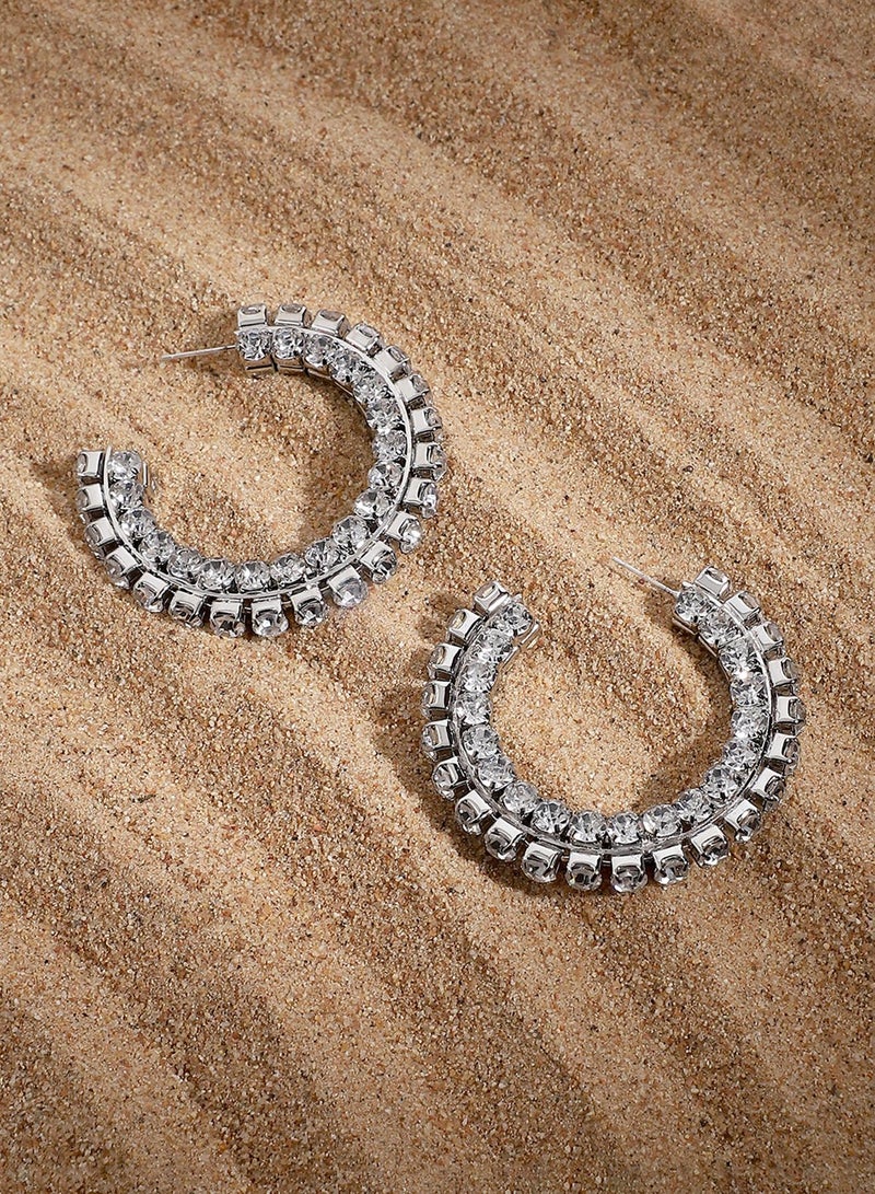 SOHI Western Artificial Hoop Earring Jewellery - Image 5