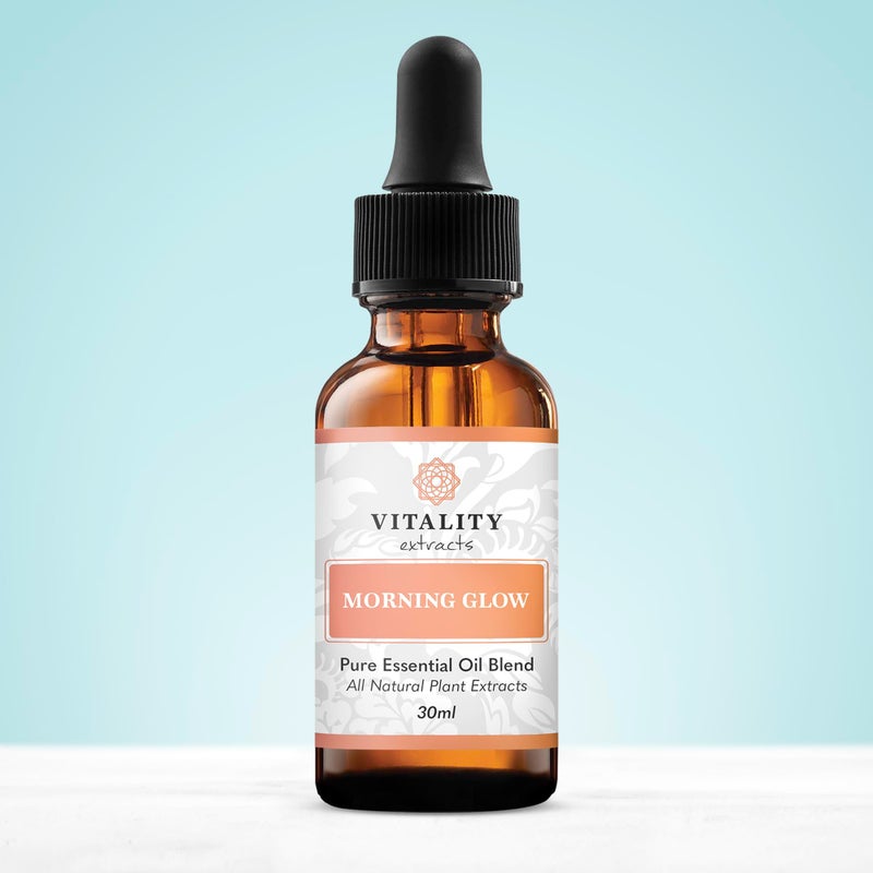 Vitality Extracts Morning Glow - Daily Moisturizing Serum, Avocado Oil, Tone, Rosehip, Vegan, Supple Skin, Radiant, All Skin Types, Hydrates & Nourishes - Image 2